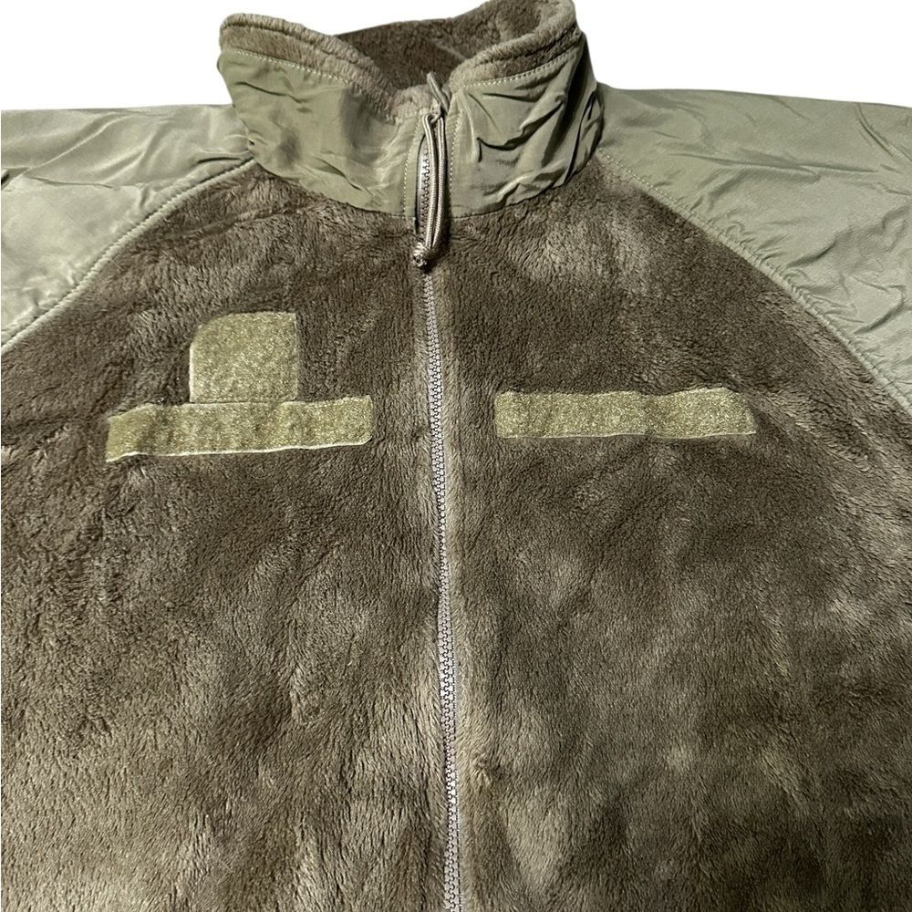 US Army Issue Gen III Cold Weather Full Zip Fleece Size XL Green - Picture 6 of 8
